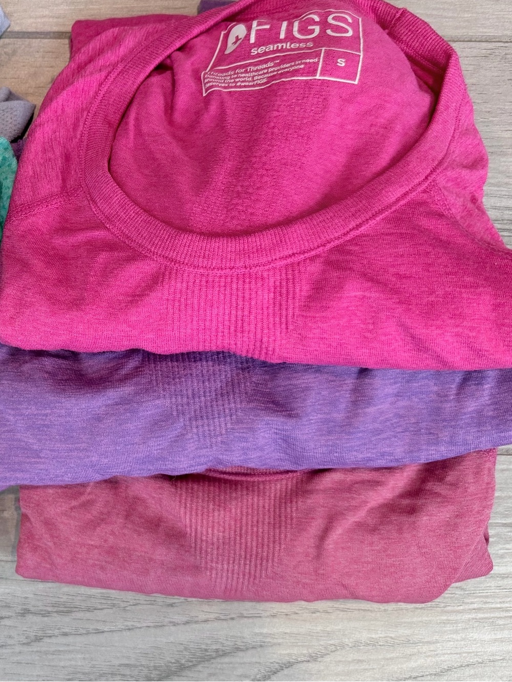 Figs salta underscrub long sleeved- purple small